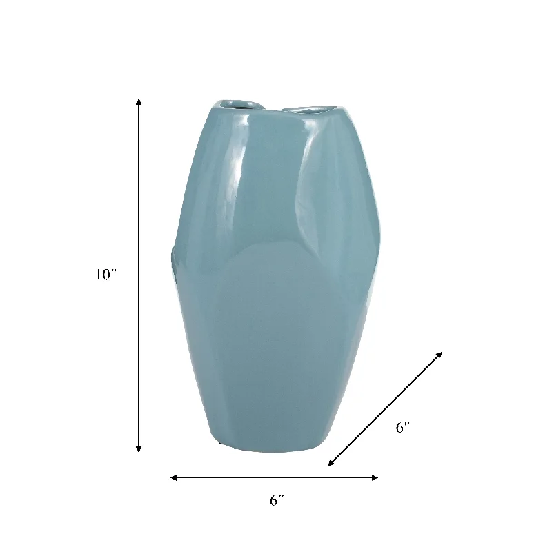 Sagebrook Home Ceramic Elegant Decorative Vase for Stylish Interiors